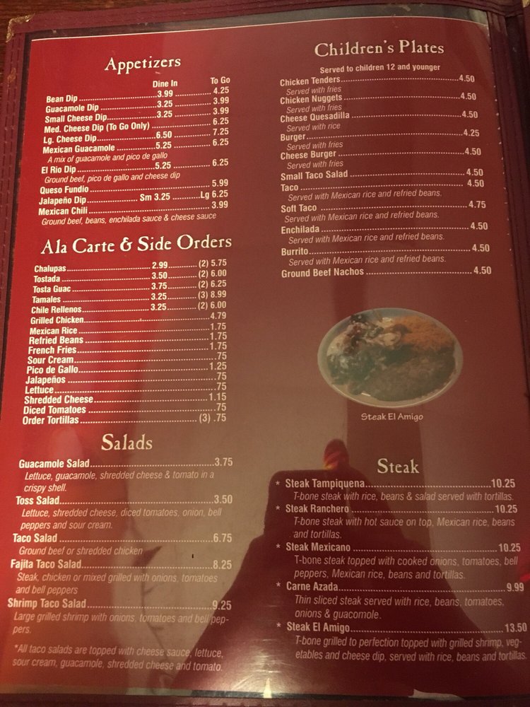 El Rio Mexican Restaurant - AL 35650 | United Tribes