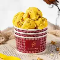 saffron and rose persian icecream