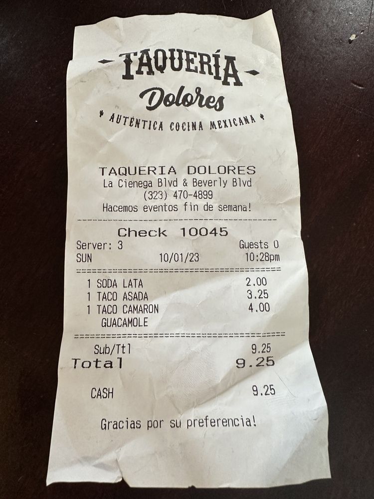 Taqueria Dolores