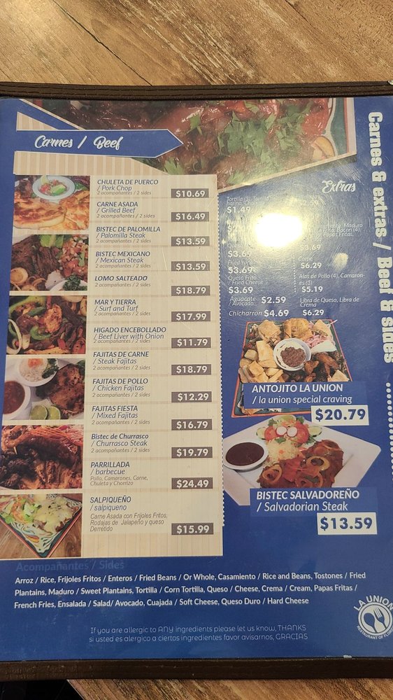 La Union Restaurant Of Florida