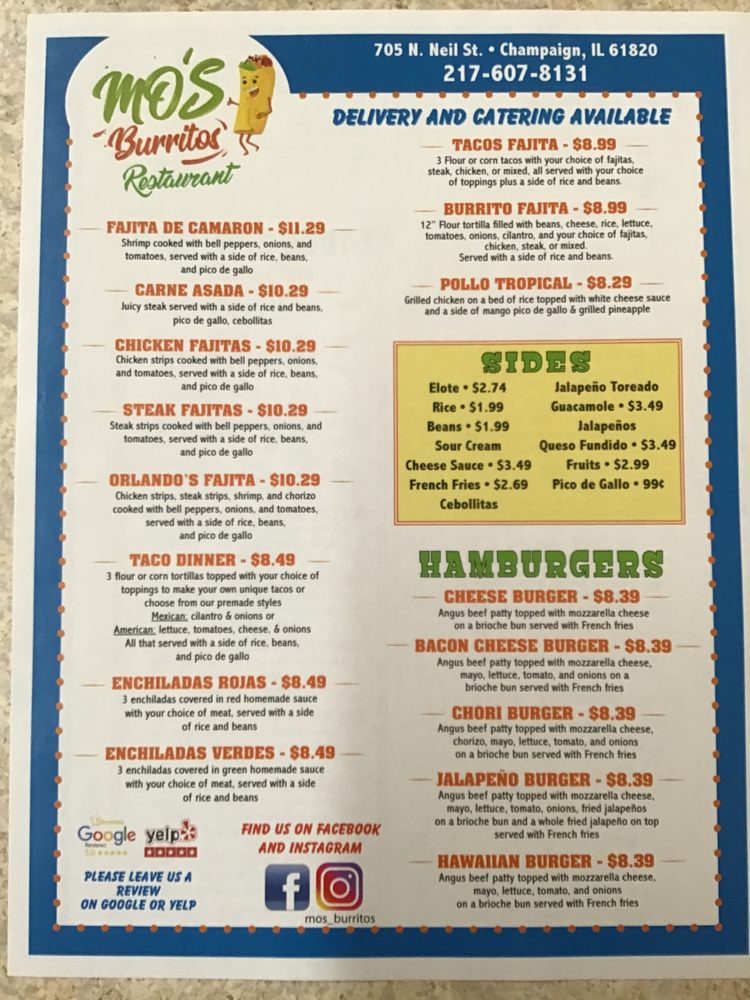 Mo’s Burritos Restaurant