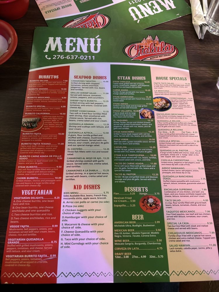 Cholula Mexican Restaurant