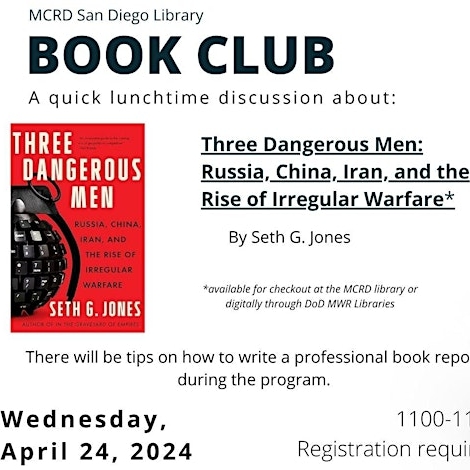 MCRD San Diego Library Virtual Book Club