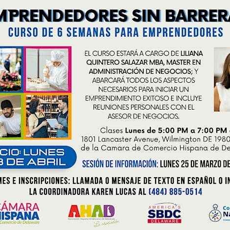 Emprendedores Sin Barreras (Curso de 6 semanas)