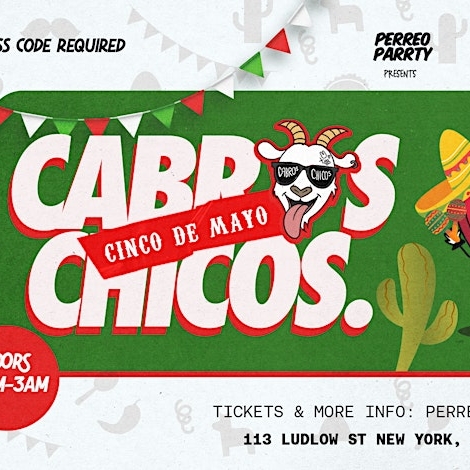 Cabros Chicos - Cinco de Mayo- 18+ Latin & Reggaetón Dance Party