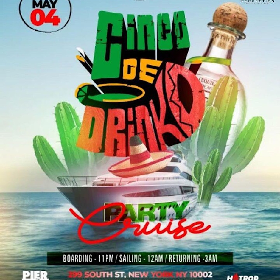 Cinco de Drinko Yacht Party