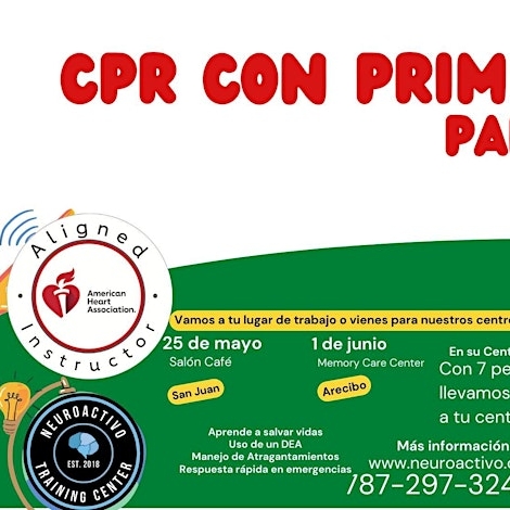 CPR PARA CAMPAMENTOS! Aprende a salvar vidas con nosotros! (SAN JUAN)