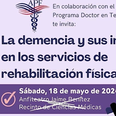 La demencia y sus implicaciones en los servicios de rehabilitación física