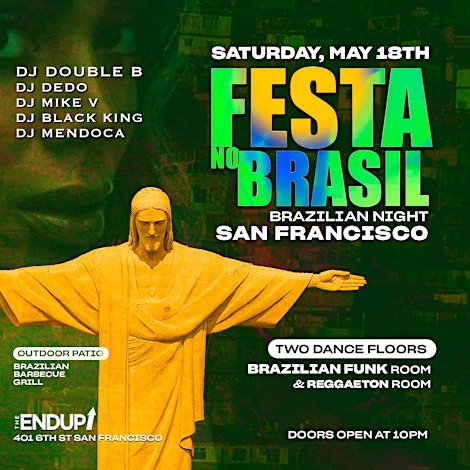 "FESTA NO BRASIL" BRAZILIAN FUNK ROOM + REGGAETON ROOM | SAN FRANCISCO