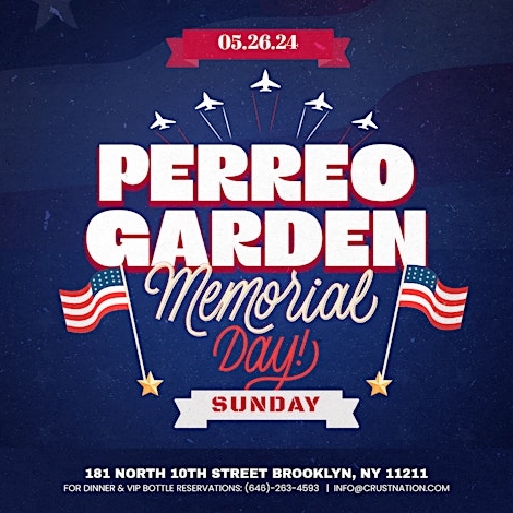 Perreo Garden: Memorial Day- Latin & Reggaetón Party