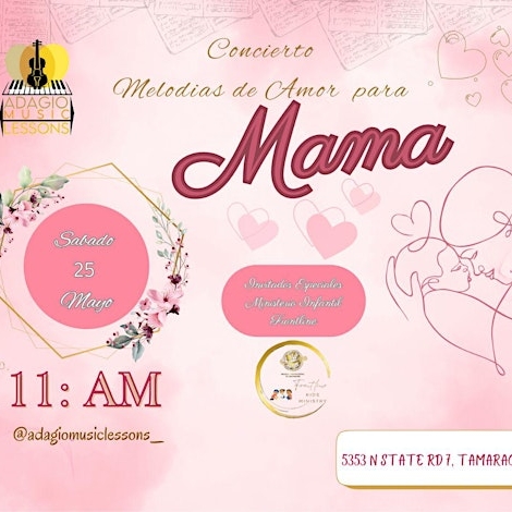 CONCIERTO MELODIAS DE AMOR PARA MAMA