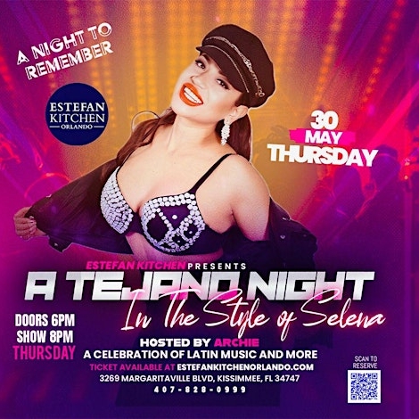 A Night of Latin Music Featuring Music in the Style of Selena & more