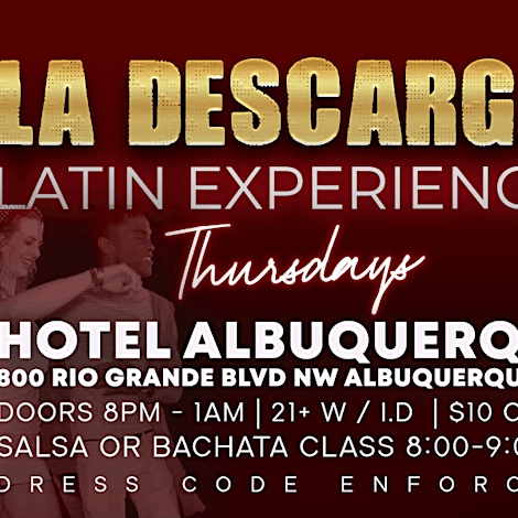 LA DESCARGA Latin Experience @ QBAR