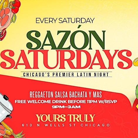 Sazon Saturdays Latin Night in River North