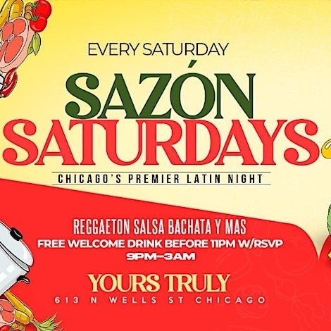 Sazon Saturdays Latin Night in River North