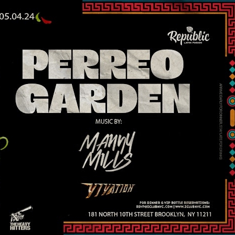 PERREO GARDEN LATIN REGGAETON PARTY | Republic New York