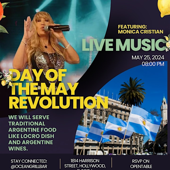Day of the May Revolution Dinner Concert at Ocean Grill and Bar