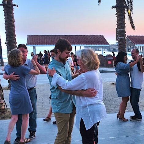Argentine Tango by the Beach. 7pm Lesson with Krista & Matt. 8pm Practica.