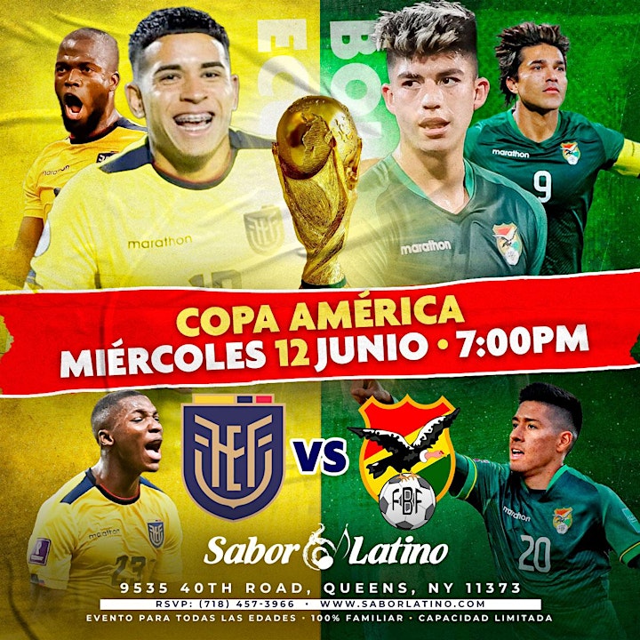 ECUADOR VS BOLIVIA | NEW YORK