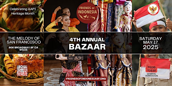 Friends of Indonesia 4th Annual Bazaar