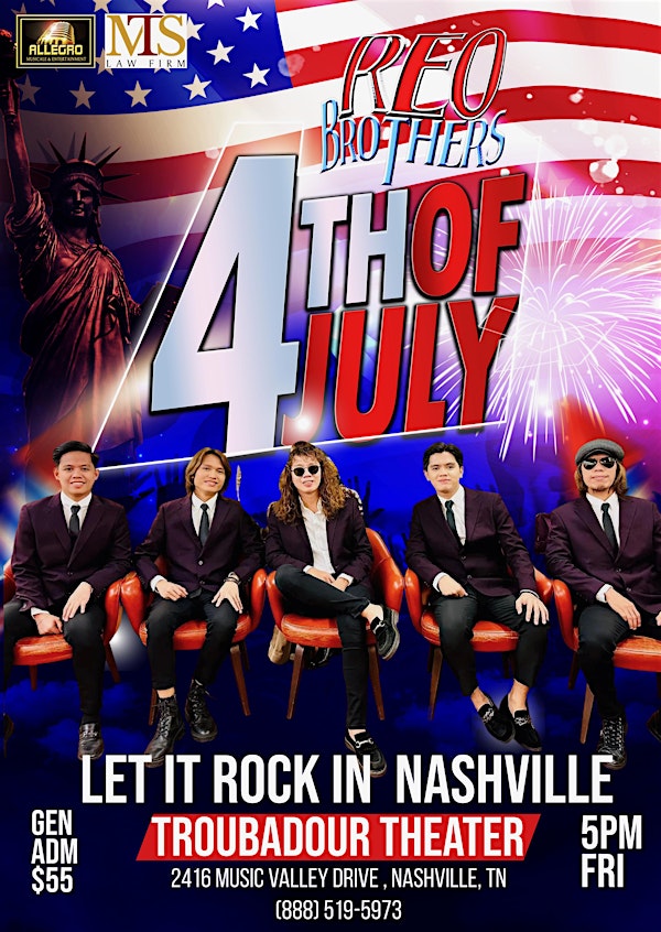 The REO Brothers  of Tacloban- NASHVILLE, TN