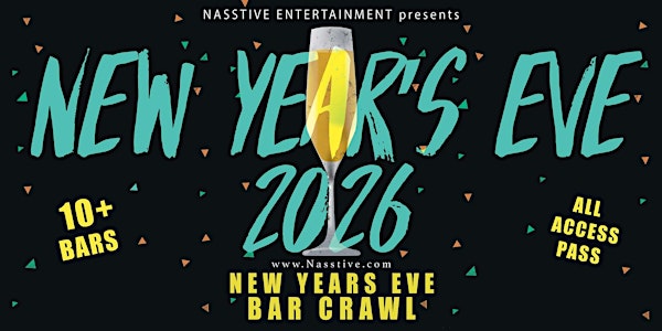New Years Eve Huntington Beach NYE Bar Crawl - All Access Party Pass