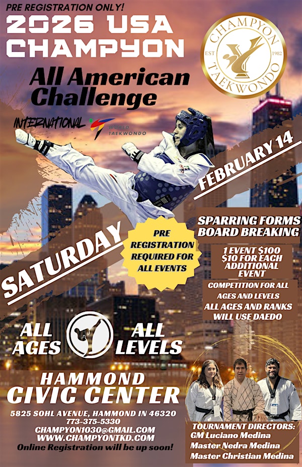 2026 ChampYon All American International Challenge
